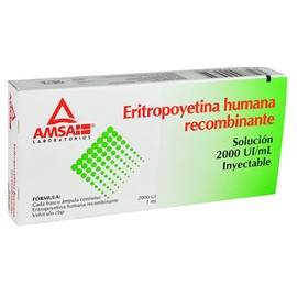 ERITROPOYETINA HUMANA SOL 2000UI/ML C6 AMSA