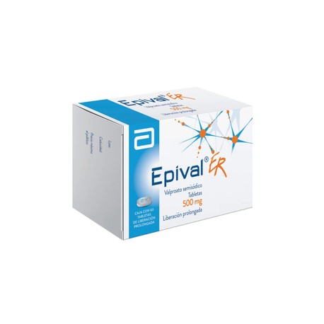 EPIVAL ER(VALPROATO SEMISODICO)TAB 500MG C60