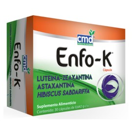 ENFO-K (LUTEINA/ZEAXANTINA/ASTAXANTINA) CAP 0.642G C30