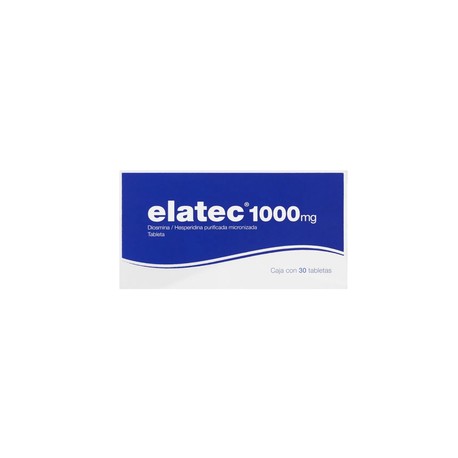 ELATEC (DIOSMINA/HESPERIDINA) TAB 1000MG C30