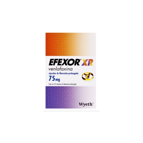EFEXOR XR (VENLAFAXINA) CAP 75MG C20