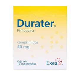 DURATER (FAMOTIDINA) TAB 40MG C10