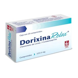 DORIXINA RELAX (CLONIXINATO DE LISINA/CICLOBENZAPRINA) COMP 125MG/5MG C20