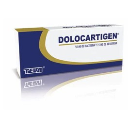 DOLOCARTIGEN (DIACERINA/MELOXICAM) CAP 50/15MG C20
