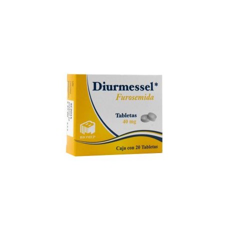 DIURMESSEL (FUROSEMIDA) TAB 40MG C20