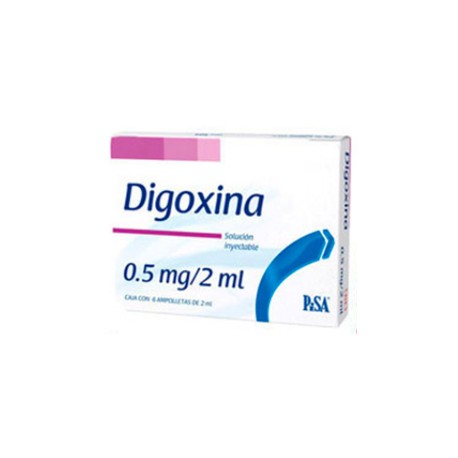 DIGOXINA AMP 0.5MG/2ML C6 PISA