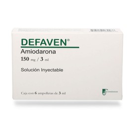 DEFAVEN (AMIODARONA) AMP 150MG C6