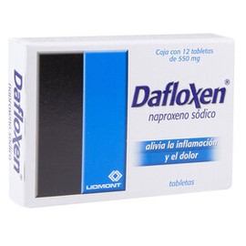 DAFLOXEN (NAPROXENO) TAB 550MG C12