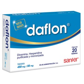 DAFLON (DIOSMINA/HESPIRIDINA) TAB 450MG/50MG C20