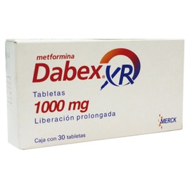 DABEX XR (METFORMINA) TAB 1000MG C30