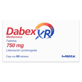 DABEX XR (METFORMINA) TAB 750MG C60