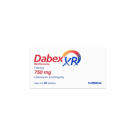 DABEX XR (METFORMINA) TAB 750MG C60