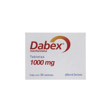 DABEX (METFORMINA) TAB 1000MG C30
