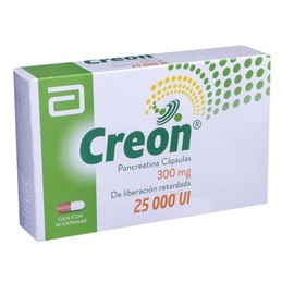 CREON (PANCREATINA) CAP 300MG C30