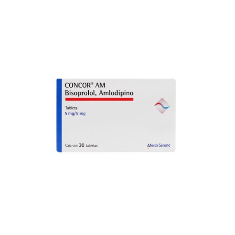 CONCOR AM (BISOPROLOL/AMLODIPINO) TAB 5MG/5MG C30