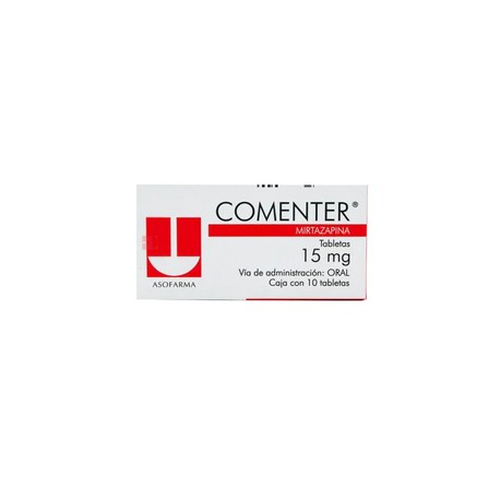 COMENTER (MIRTAZAPINA) TAB 15MG C10