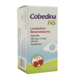 COBEDINA NS (LORATADINA/BETAMETASONA) SOL 100MG/5MG/100ML 60ML