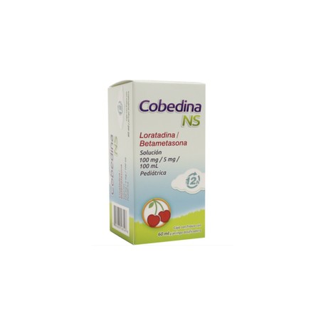 COBEDINA NS (LORATADINA/BETAMETASONA) SOL 100MG/5MG/100ML 60ML