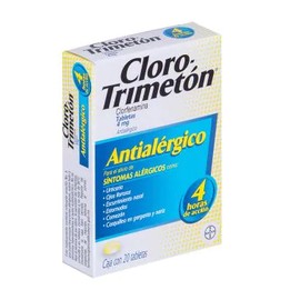 CLORO-TRIMETON (CLORFENAMINA) TAB 4MG C20