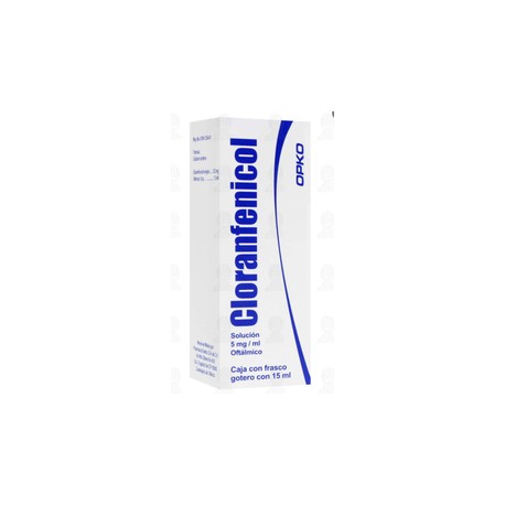 CLORANFENICOL SOL 5MG/ML 15ML OPKO