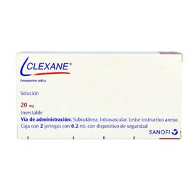 CLEXANE (ENOXAPARINA) JGA 20MG C2