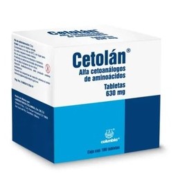 CETOLAN (ALFA CETOAMINOACIDOS) TAB 630MG C100